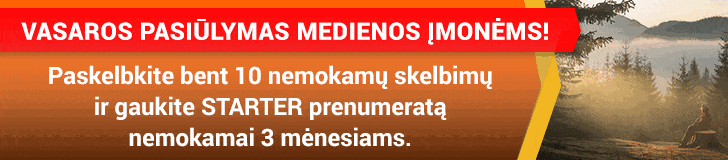 Vasaros pasiūlymas Lietuvos medienos sektoriaus įmonėms!